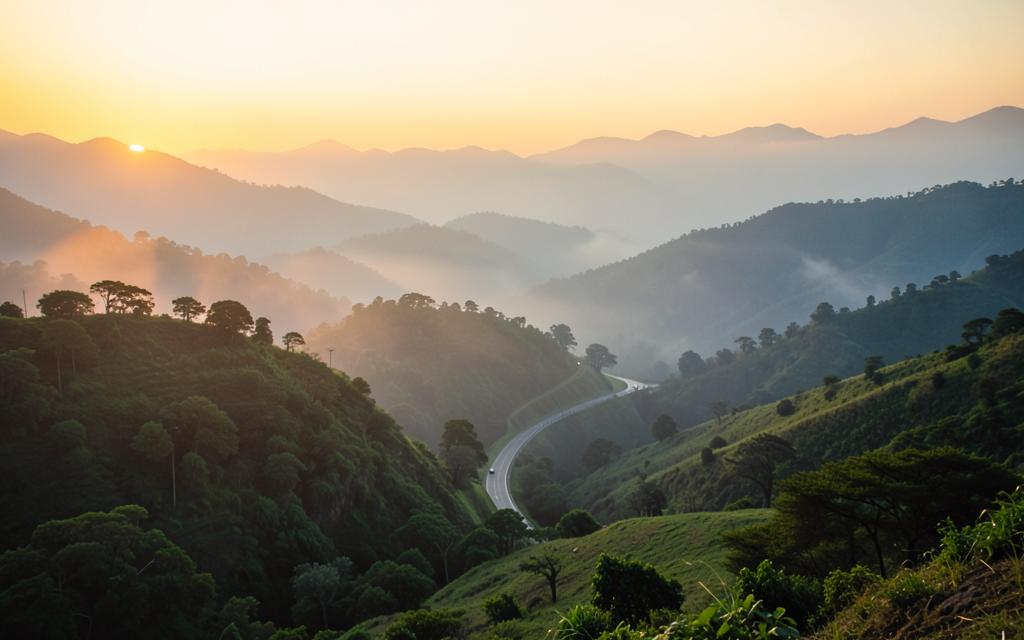 Nandi Hills sunrise near Bangalore